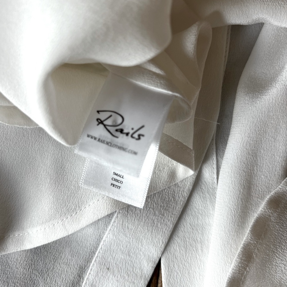 Rails Camilla Silk Button-Down Blouse - image 5